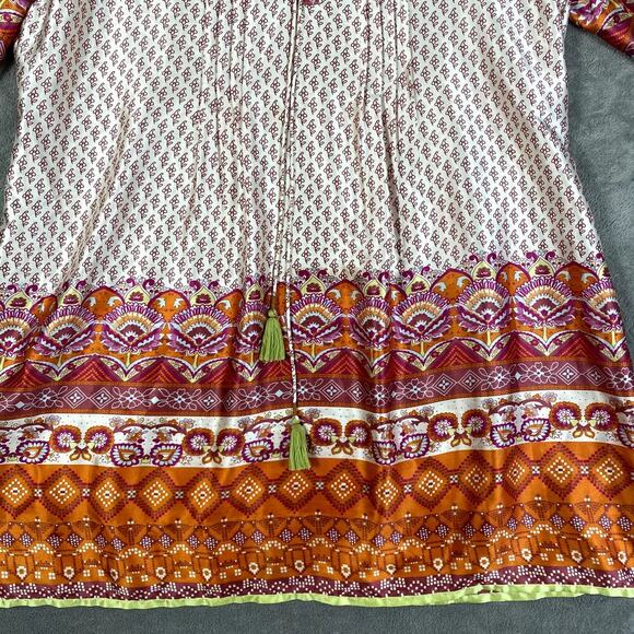 Soft Surroundings Women's XL Tunic Top Flowy Colorful Artsy - Picture 5 of 10